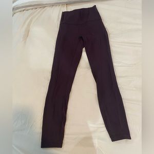 lululemon maroon 7/8th leggings